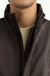 Regular Fit PU Jackets MN-JKT-WS24-048